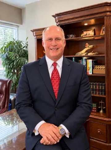 Attorney John R. Mathias in his St. Petersburg office
